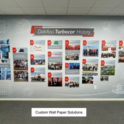 B. Custom Wallpaper Solutions & Custom Vinyl Graphics